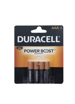 Pilhas Duracell AAA c/ 4 - Pacote c/ 14