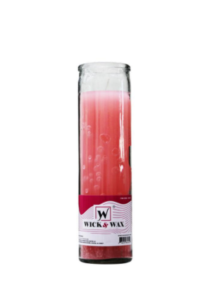 Vela de 7 dias - Rosa 10oz - Wick & Wax