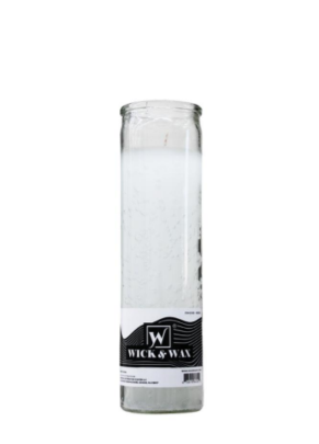 Vela de 7 dias - Branca 10oz - Wick & Wax