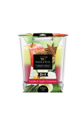 Tumbler Cand  Vanilla & Apple Cinnamon -  100g