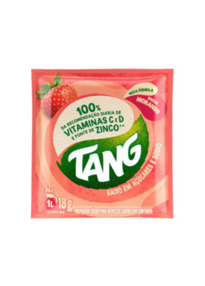 Tang Morango - Refresco em pó - 18g - c/18unidades
