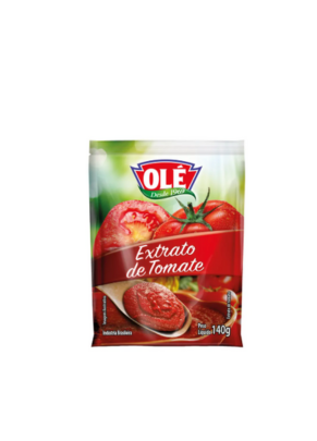 Extrato de tomate - Sachê Olé 140g - 48 unidades