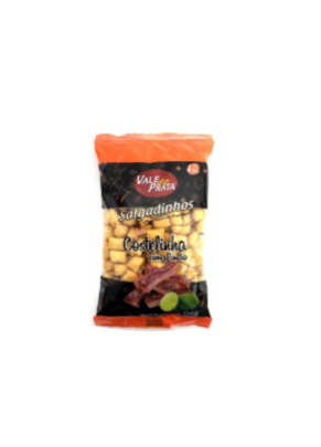Salgadinho Costelinha com limão Vale do Prata - 120g - caixa c/ 40 unidades