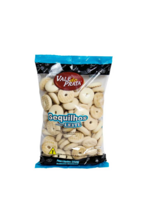 Sequilho Leite Vale do prata- 350g - caixa c/15 unidades
