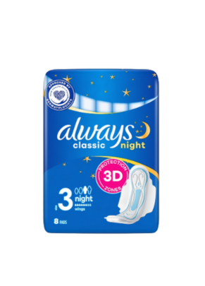 Absorventes higiênicos Always c/ 8 - caixa com 18