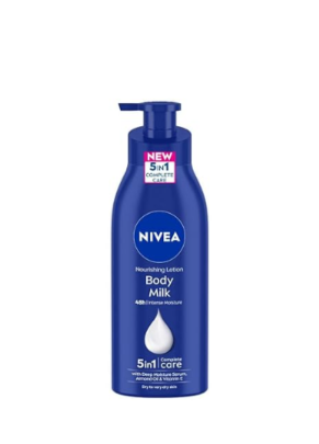 Nivea Loção Nutritiva Leite Corporal 400ml - 5 em 1  - caixa c/12
