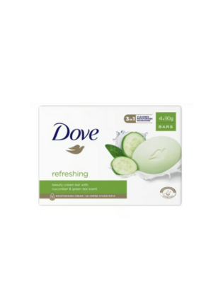 Sabonete em barra Dove Refreshing 90g - Caixa c/12