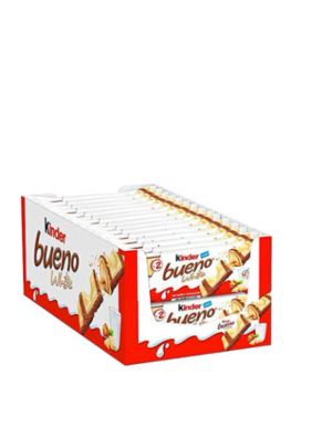 Kinder chocolate bueno white 43cm - display c/30