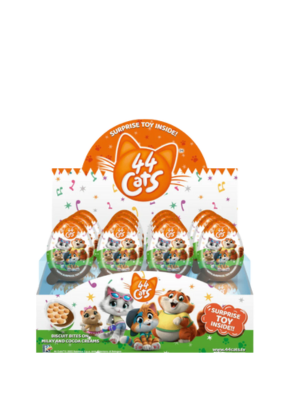 Cats Chocolate eggs surprise toy  20g - Display com 24