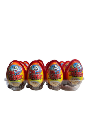 Tom e Jerry Chocolate eggs surprise toy  40g - Display com 24