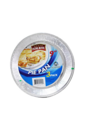 Forma de alumínio para tortas redondas - 9 polegadas - 3 packs