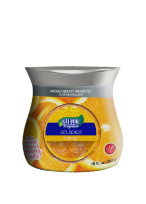 Ambientador de Contas Gel Cristal  Citrus Fragrância - 283g