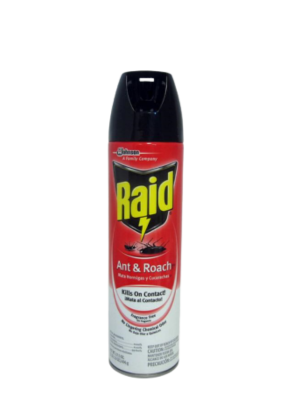 Raid Inseticida Spray Mata Formigas e Baratas -496g
