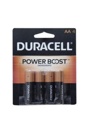 Pilhas Duracell AA c/ 4