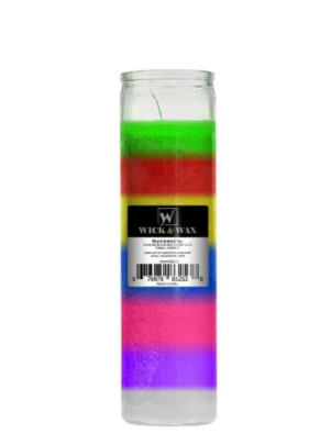 Vela de 7 dias - Multicolor 10oz
