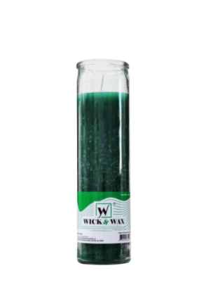 Vela de 7 dias -Verde 10oz - Wick & Wax
