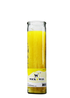 Vela de 7 dias - Amarela 10oz - Wick & Wax