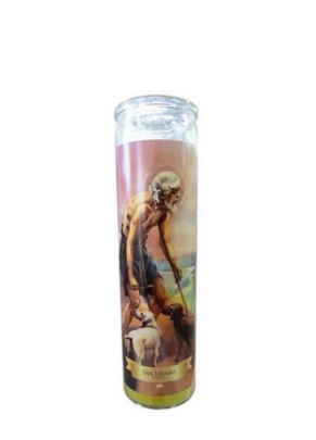 Vela de 7 dias -San Lazaro Yellow