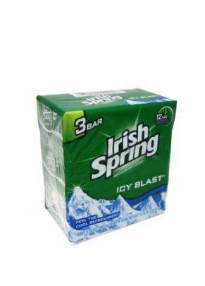 Sabonete em barra - Irish Spring  Icy Blast- c/3