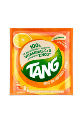 Tang Laranja - Refresco em pó - 18g - c/18unidades