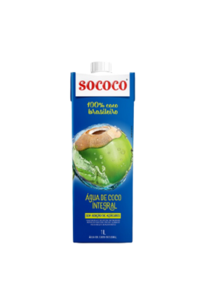 Água de coco - Sococo 1litro - 100% Pure