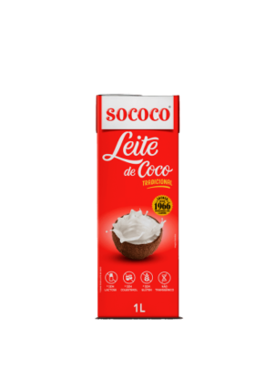Leite de coco - Sococo Tradicional - 1 litro
