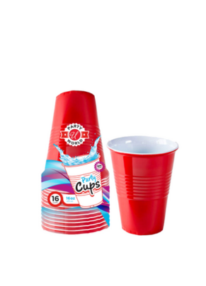 copos descartáveis vermelhos c/12 - caixa c/12